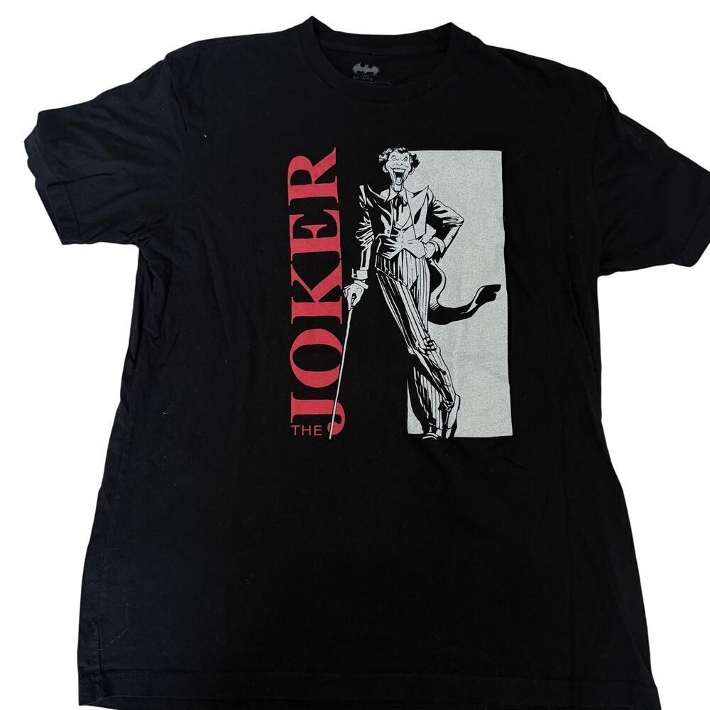 DC Comics Batman The Joker graphic tee black size medium Y2K